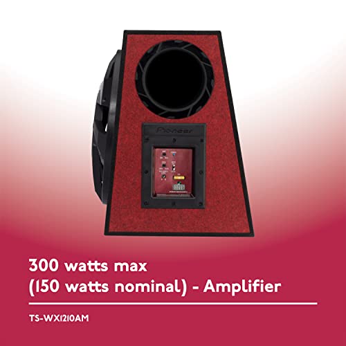 PIONEER TS-WX1210AM - Powerful 12-inch Active Subwoofer with Built-in Amplifier, 1300 Watts Peak Power, and Compact Design for Deep Bass PIONEER TS-WX1210AM - Powerful 12-inch Active Subwoofer with Built-in Amplifier, 1300 Watts Peak Power, and Compact Design for Deep Bass